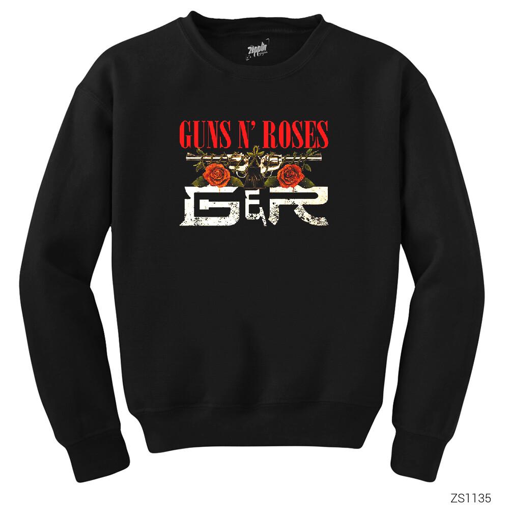 Guns n Roses Guns Siyah Sweatshirt