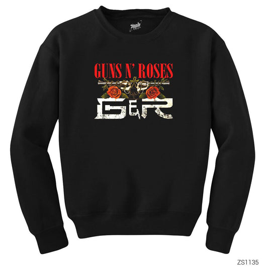 Guns n Roses Guns Siyah Sweatshirt
