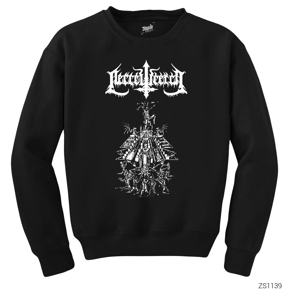 Necrowretch Siyah Sweatshirt