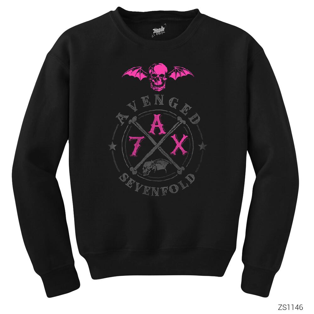 Avenged Sevenfold A7X Siyah Sweatshirt