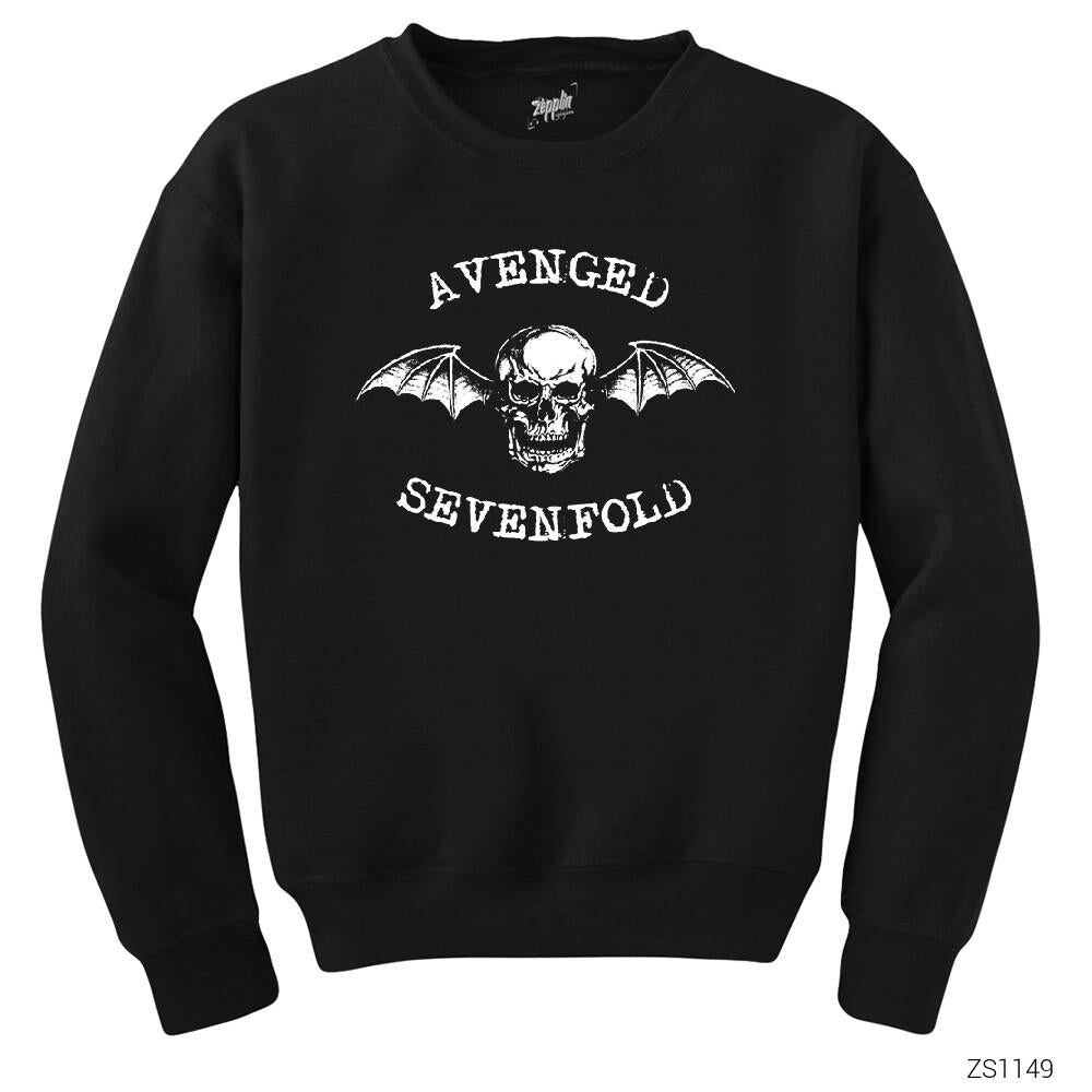 Avenged Sevenfold Classic Siyah Sweatshirt