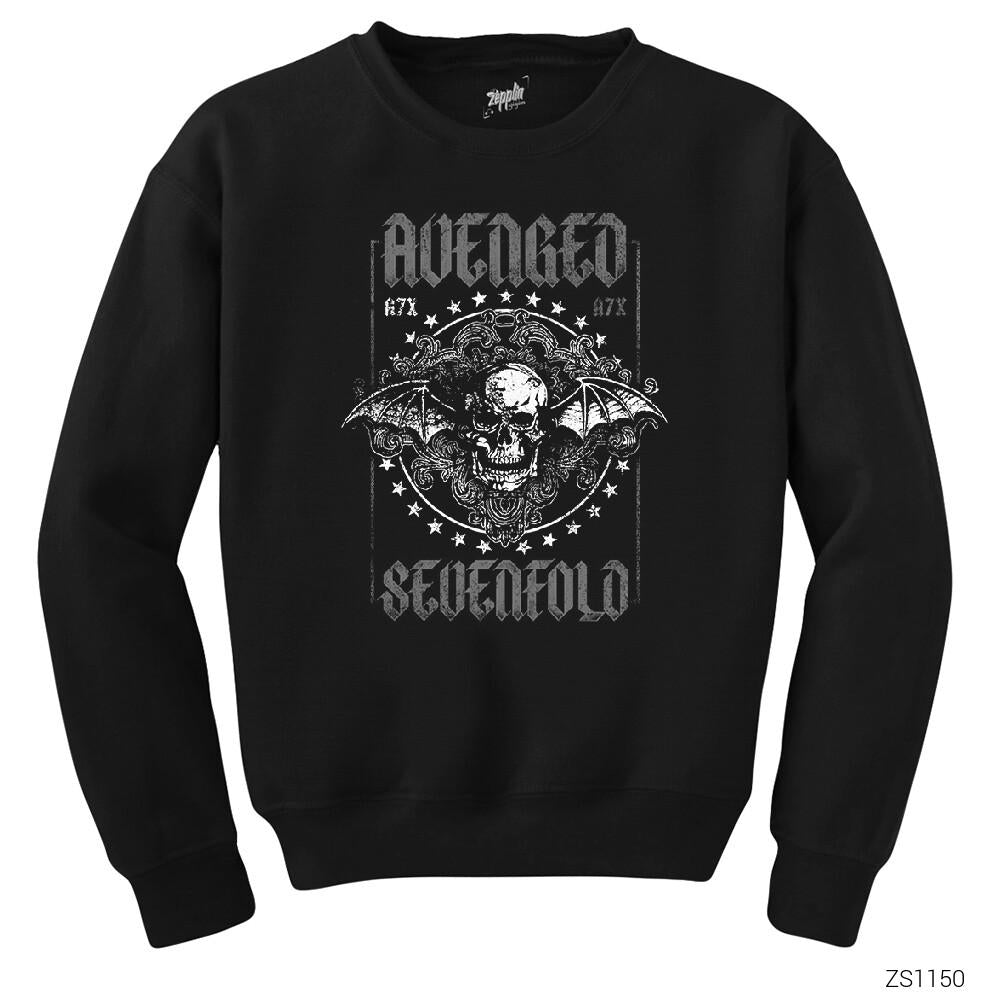 Avenged Sevenfold Damen Siyah Sweatshirt