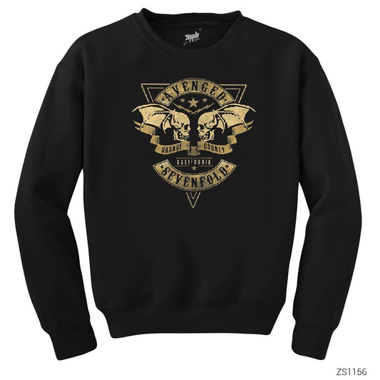Avenged Sevenfold Orange County Siyah Sweatshirt