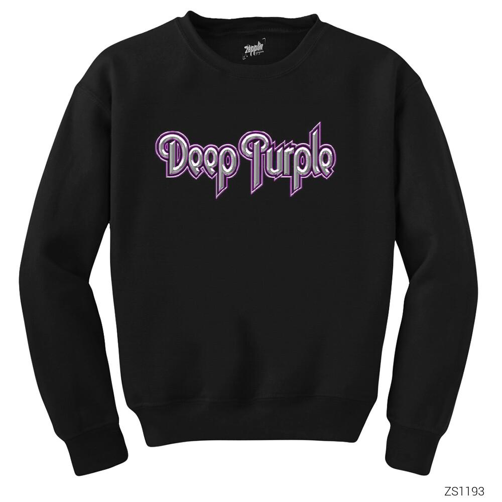 Deep Purple Siyah Sweatshirt