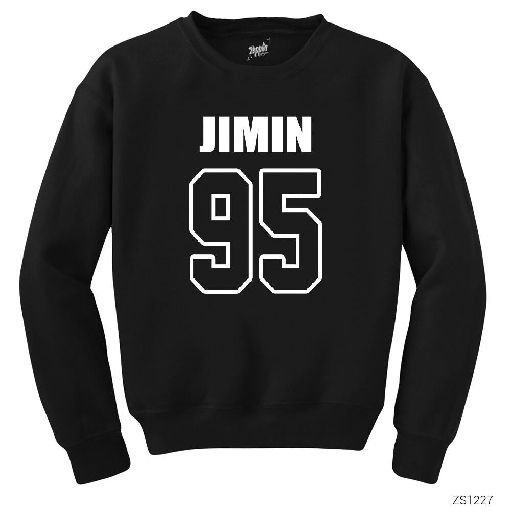 BTS Jimin 95 Siyah Sweatshirt