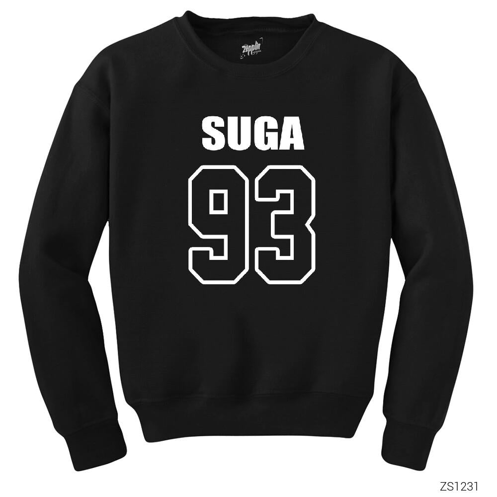 BTS Suga 93 Siyah Sweatshirt