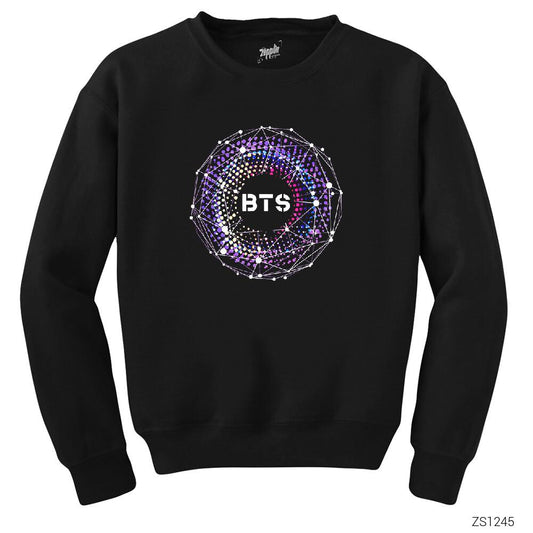 BTS 4. Yıl Dönümü Siyah Sweatshirt