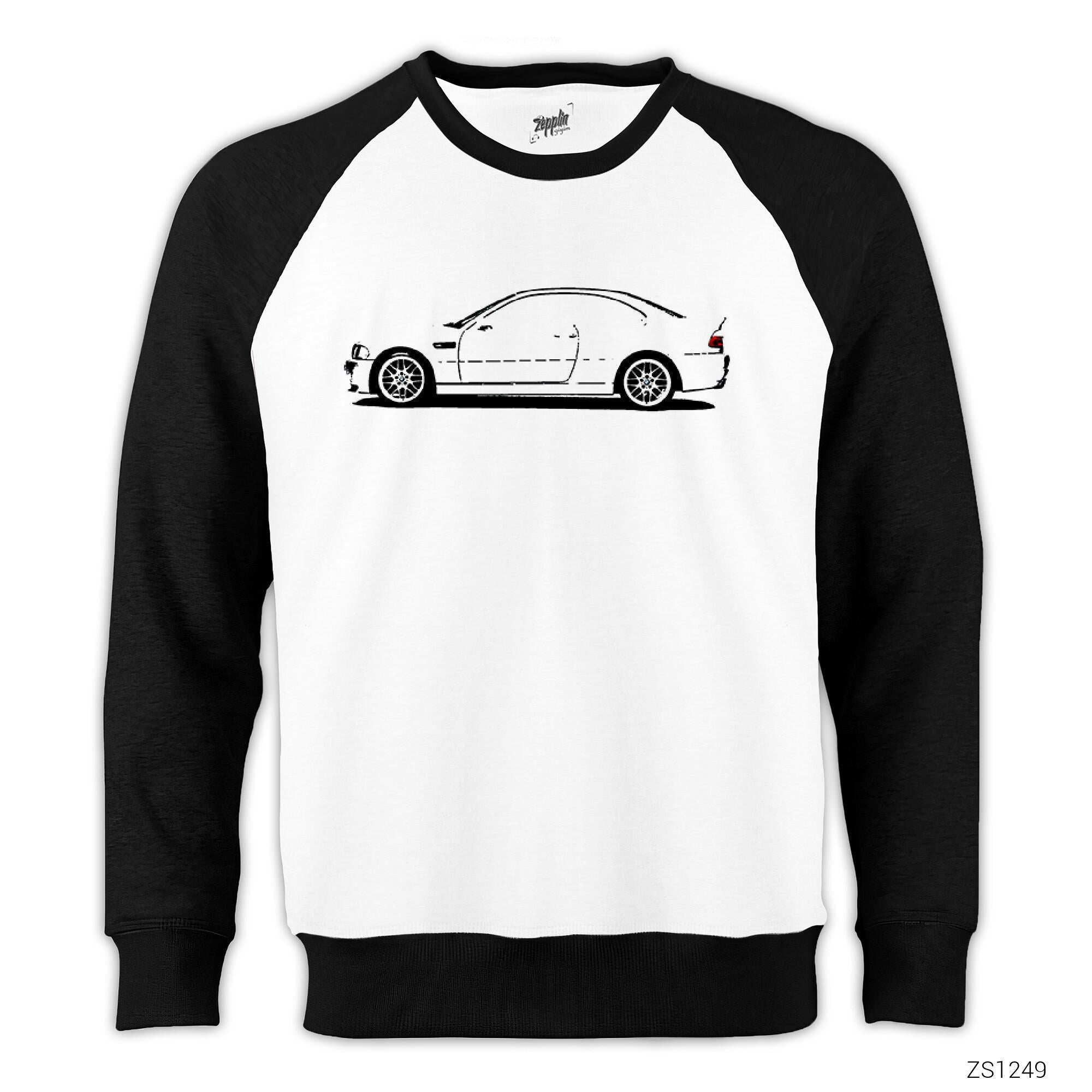 BMW The Legend Reglan Kol Beyaz Sweatshirt