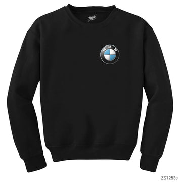 BMW Logo Siyah Sweatshirt