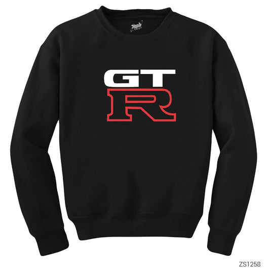 Nissan GTR Logo Siyah Sweatshirt