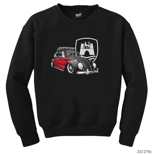 Volkswagen Vosvos Siyah Sweatshirt