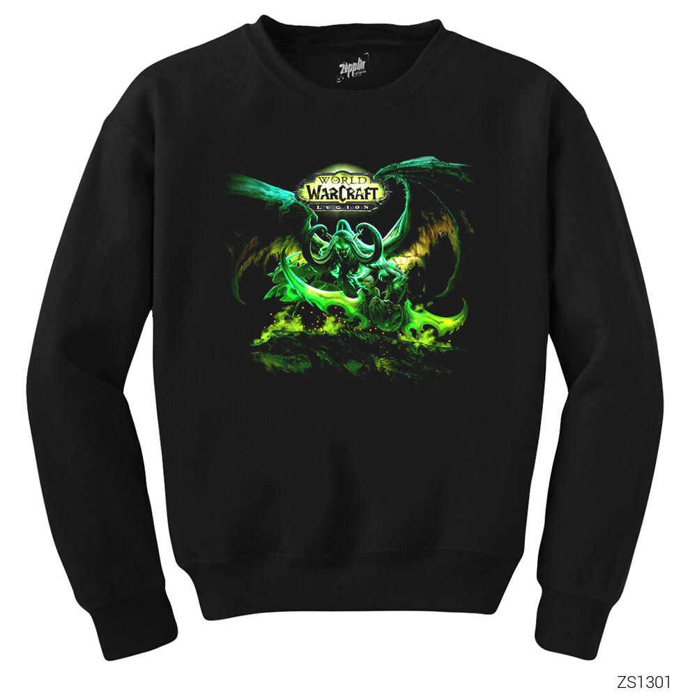 World of Warcraft Lord of the Outland Siyah Sweatshirt