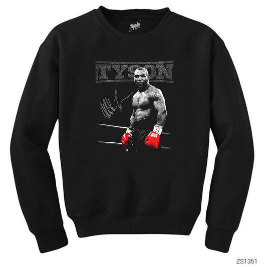 Mike Tyson Siyah Sweatshirt