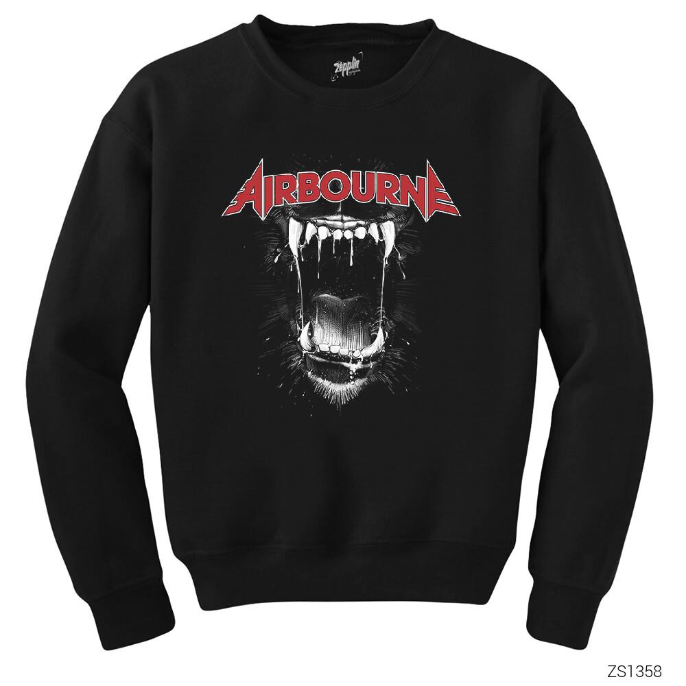 Airbourne Siyah Sweatshirt