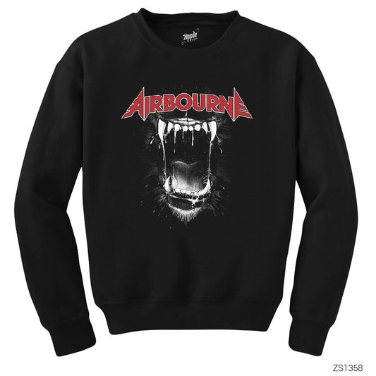 Airbourne Siyah Sweatshirt