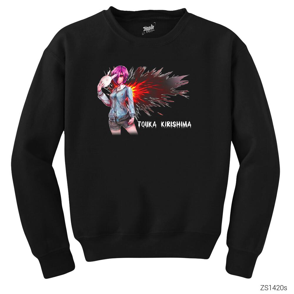 Tokyo Ghoul Touka Rabbit Siyah Sweatshirt