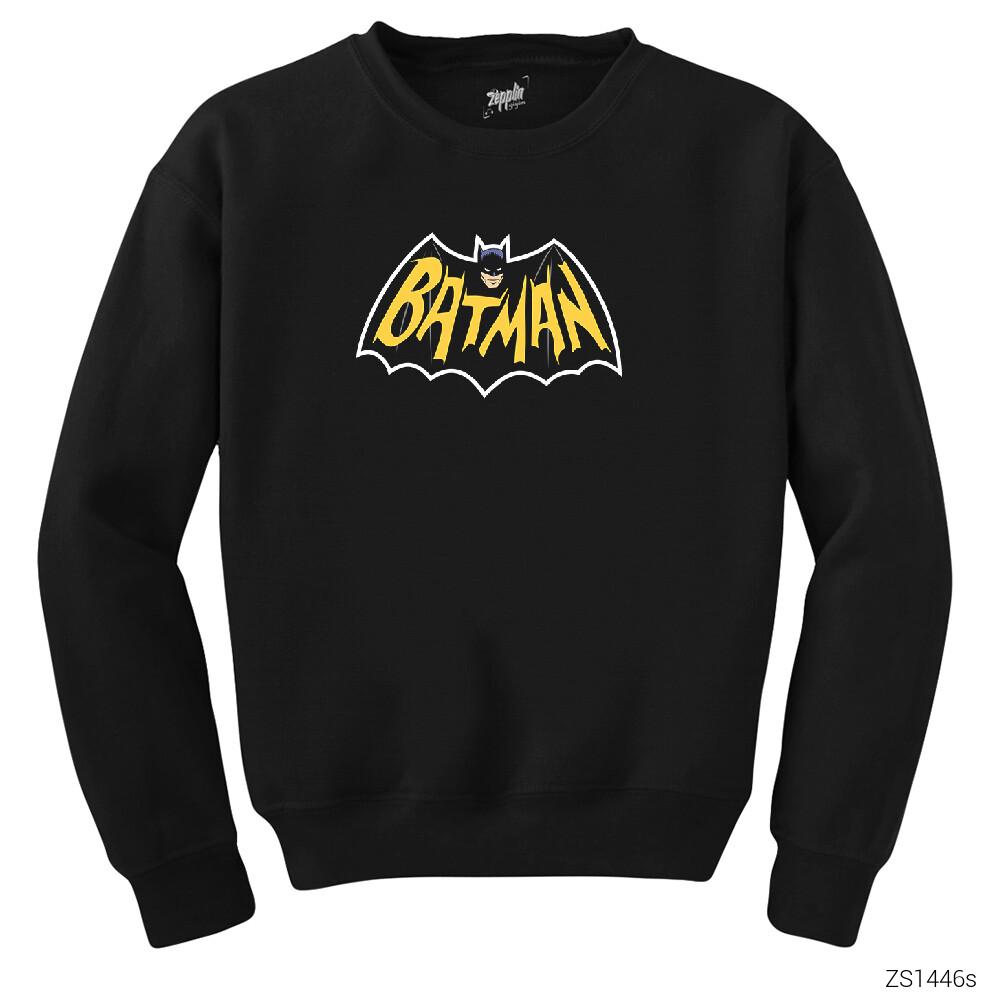 Batman Comic Siyah Sweatshirt