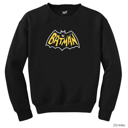 Batman Comic Siyah Sweatshirt