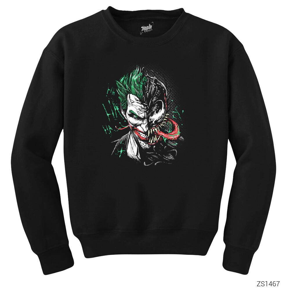 Joker Venom Siyah Sweatshirt