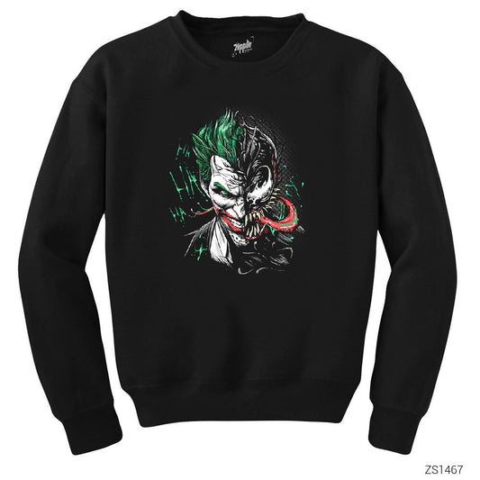 Joker Venom Siyah Sweatshirt