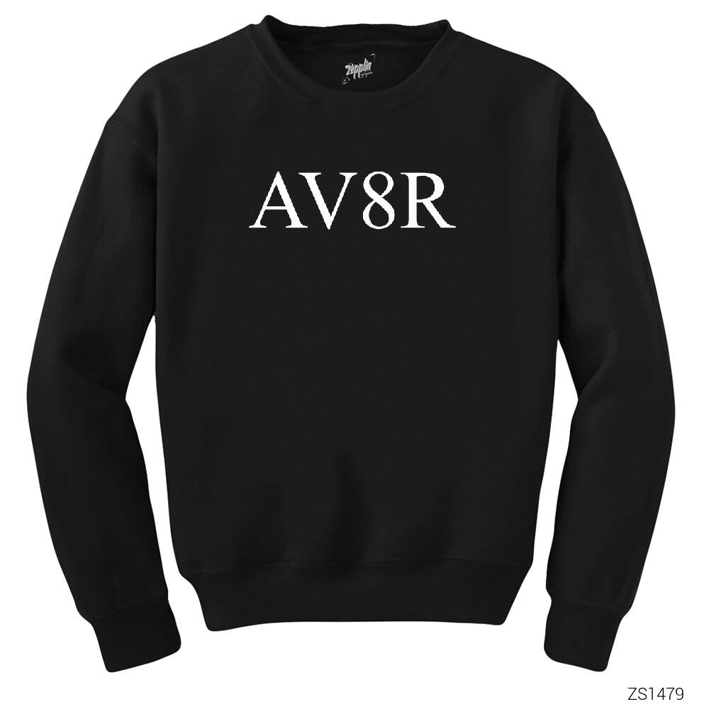 AV8R Aviator Siyah Sweatshirt