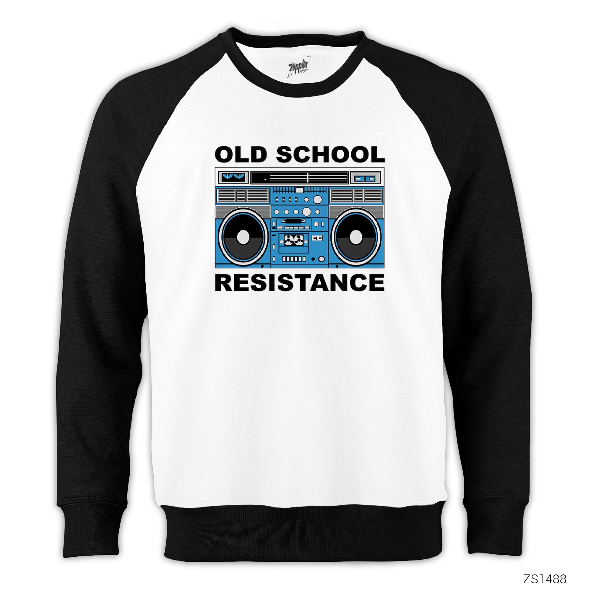 Old School Resistance Reglan Kol Beyaz Sweatshirt