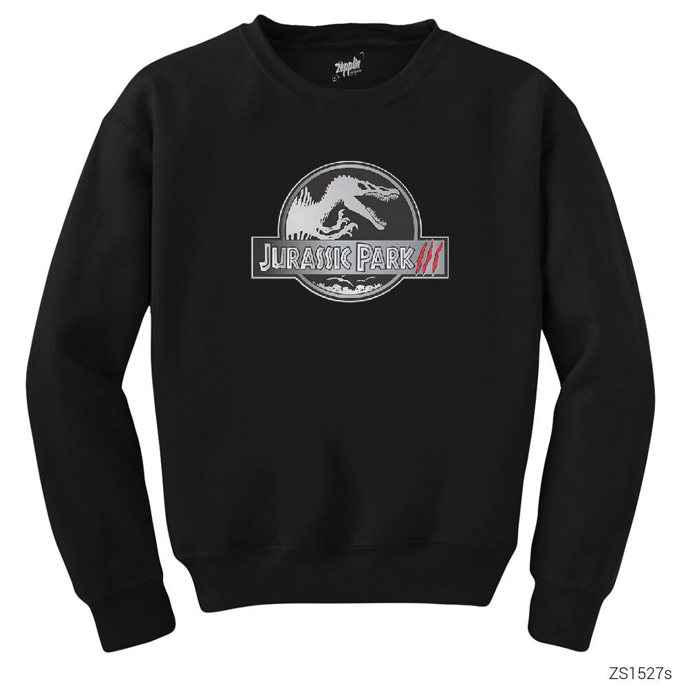 Jurassic Park Claw Siyah Sweatshirt