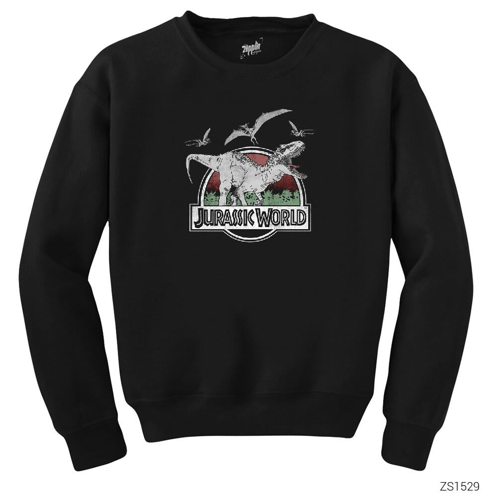 Jurassic Park Indominus Siyah Sweatshirt