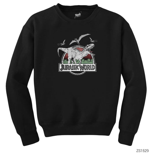 Jurassic Park Indominus Siyah Sweatshirt