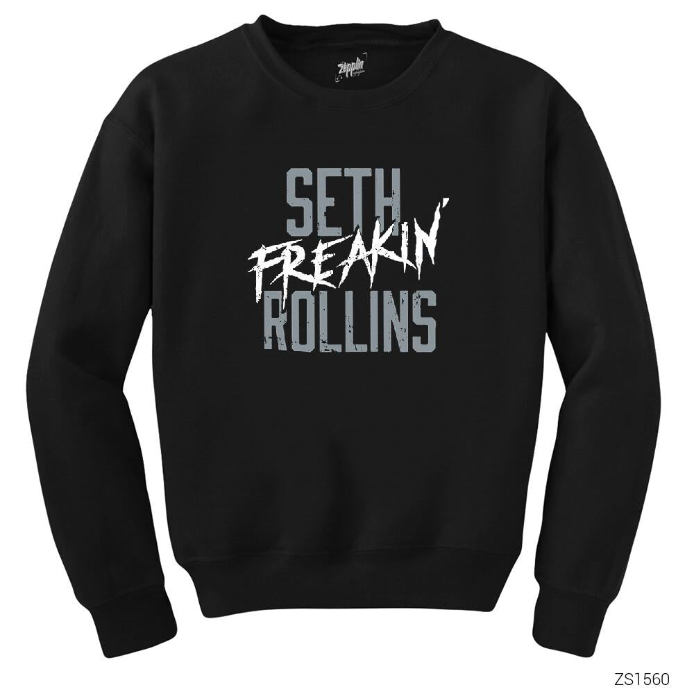 Seth Freking Rollins Siyah Sweatshirt