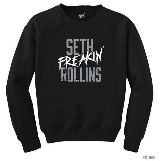 Seth Freking Rollins Siyah Sweatshirt