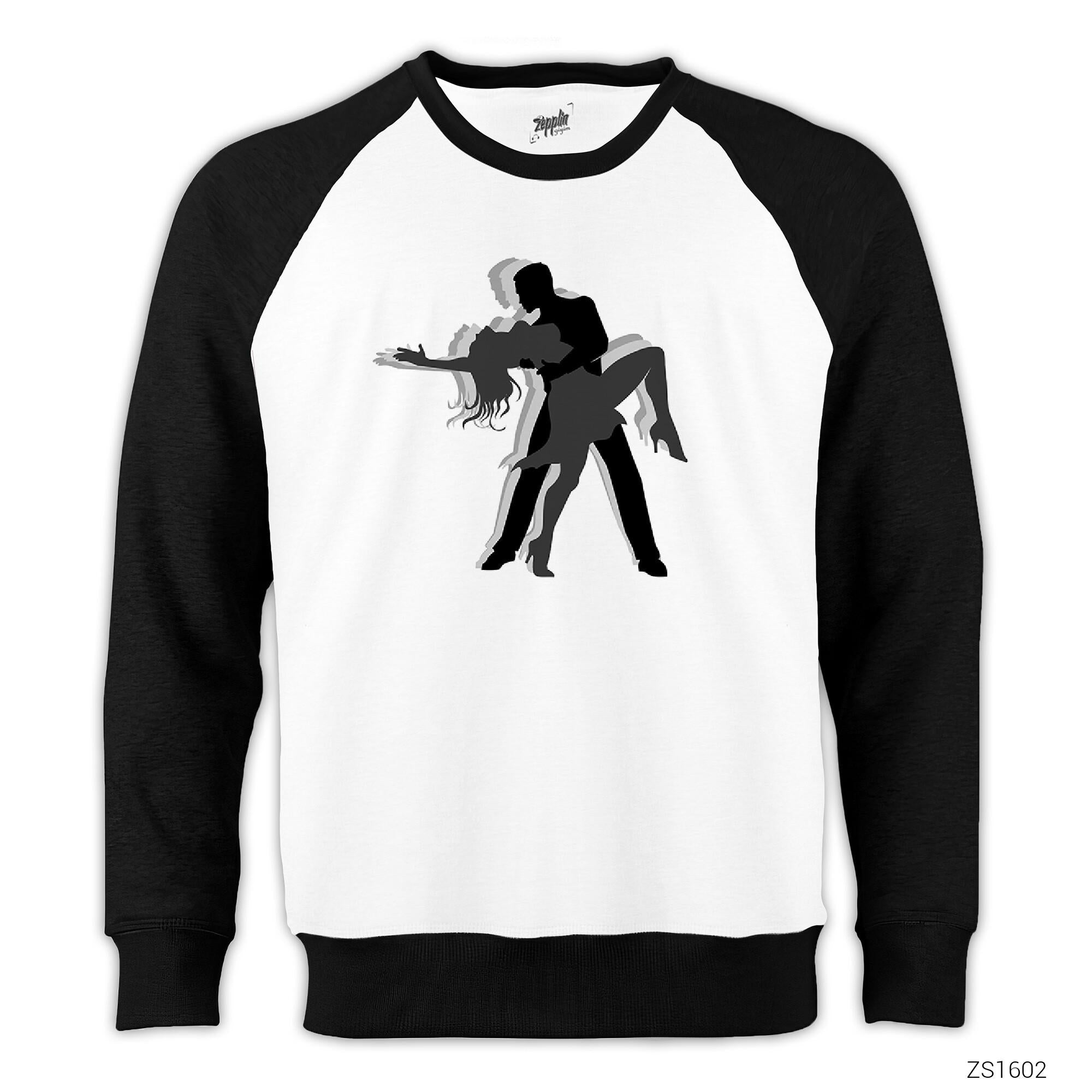 Dance Reglan Kol Beyaz Sweatshirt