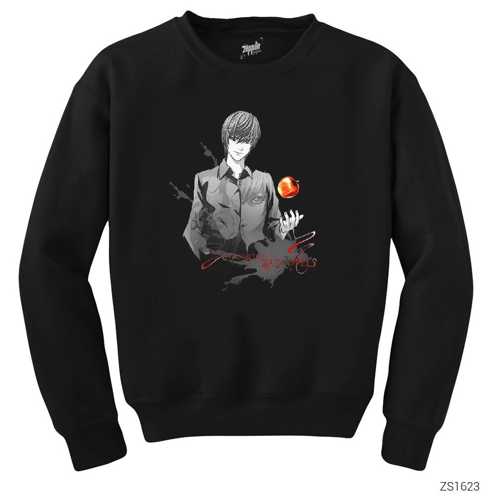 Death Note Bad Apple Siyah Sweatshirt
