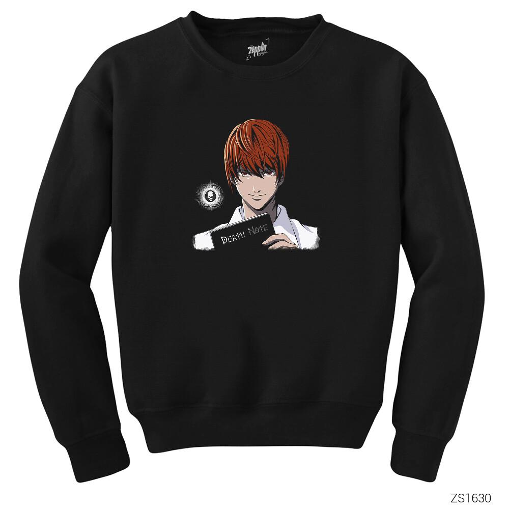 Death Note The Book Siyah Sweatshirt