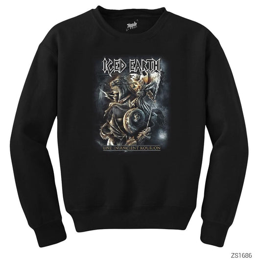 Ice Earth Siyah Sweatshirt