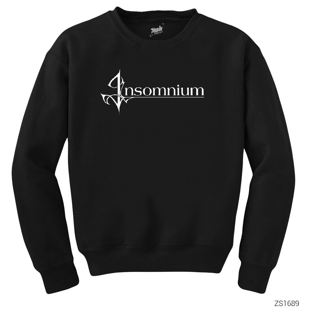Insomnium Logo Siyah Sweatshirt