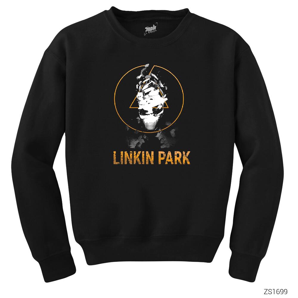 Linkin Park Yellow Logo Siyah Sweatshirt