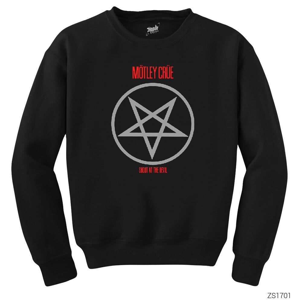 Mötley Crüe Shout At The Devil Siyah Sweatshirt