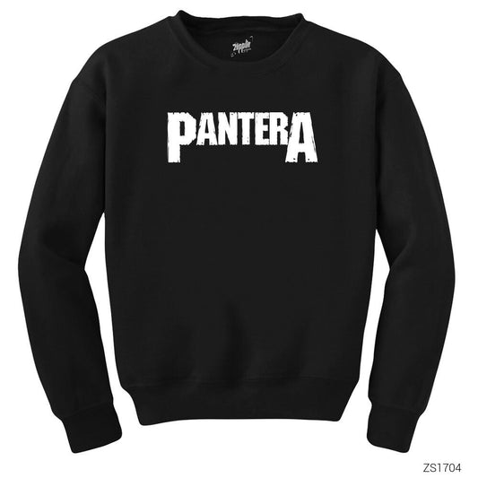 Pantera Logo Siyah Sweatshirt