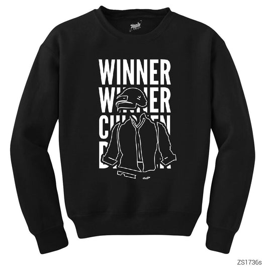 PUBG Winner Winner Siyah Sweatshirt