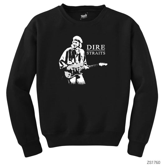 Dire Straits Concert Siyah Sweatshirt