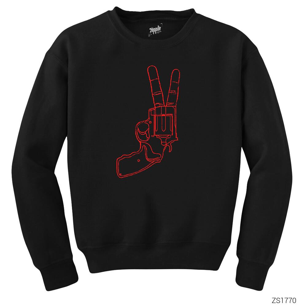 Guns Victory Siyah Sweatshirt