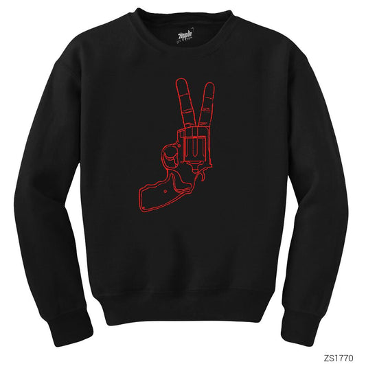 Guns Victory Siyah Sweatshirt
