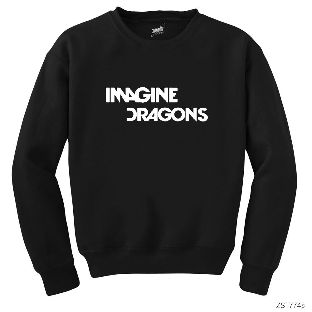 Imagine Dragons Logo Siyah Sweatshirt