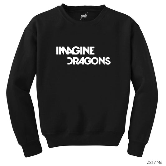 Imagine Dragons Logo Siyah Sweatshirt