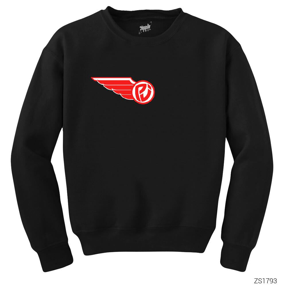 Pearl Jam Wing Siyah Sweatshirt