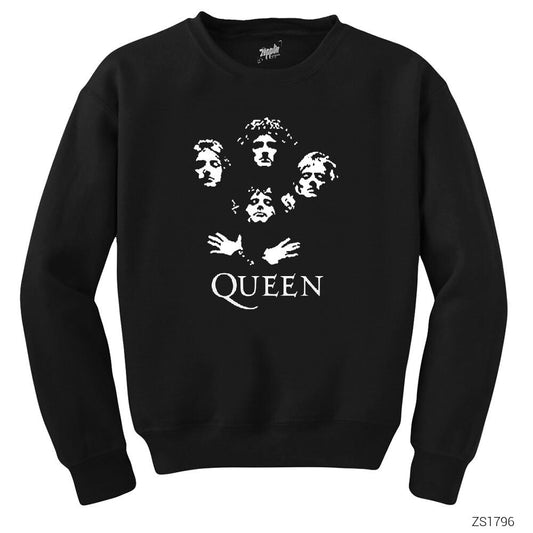 Queen Group Siyah Sweatshirt