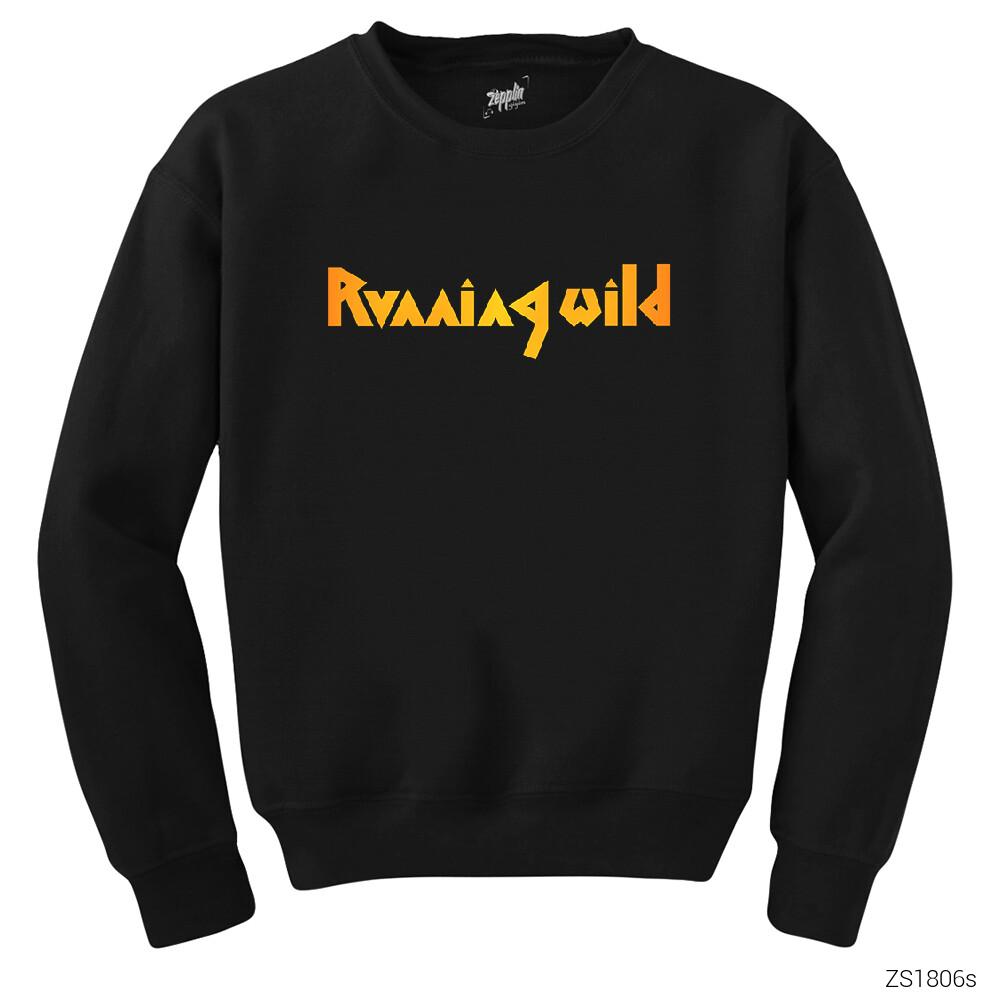 Running Wild Siyah Sweatshirt