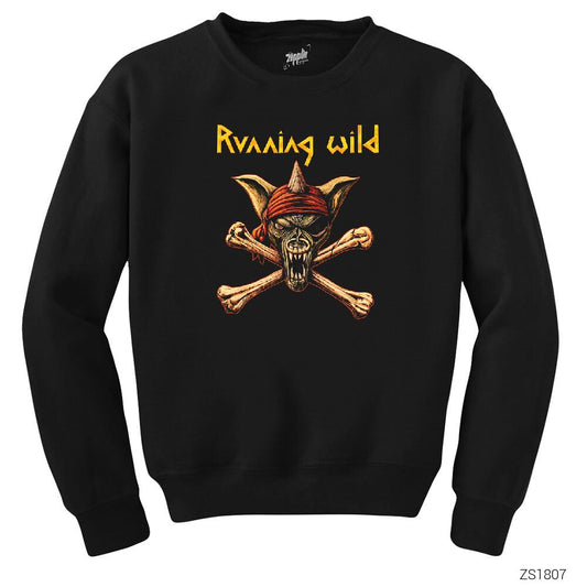 Running Wild Best Of Adrian Siyah Sweatshirt
