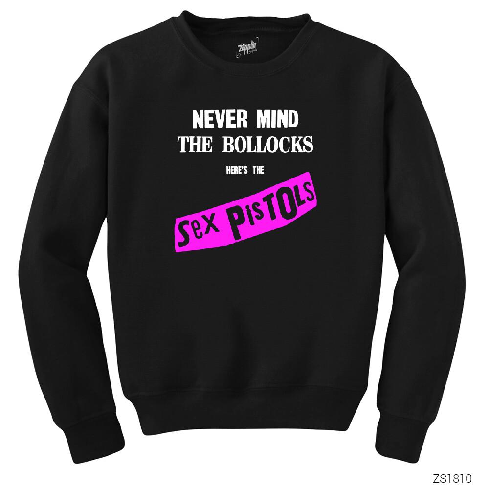 Sex Pistols Never Mind Siyah Sweatshirt